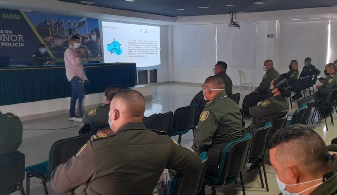 Policías en el Atlántico