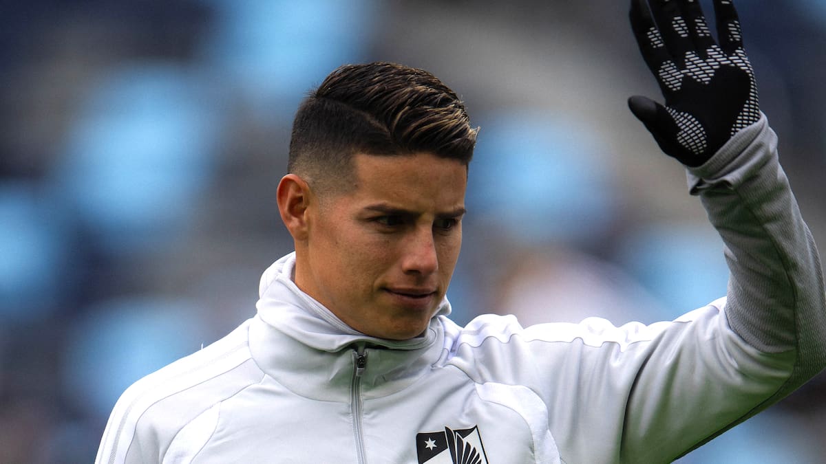 DT del Minnesota United actualiza la condición médica de James Rodríguez