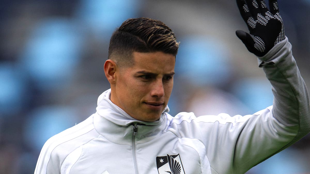 DT del Minnesota United actualiza la condición médica de James Rodríguez