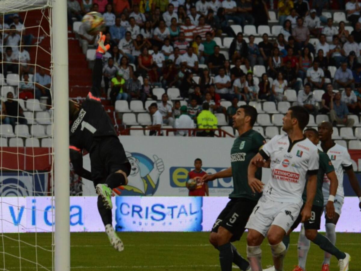 Nacional derrotó 0-3 a Once Caldas y le arrebató un invicto de 5 fechas