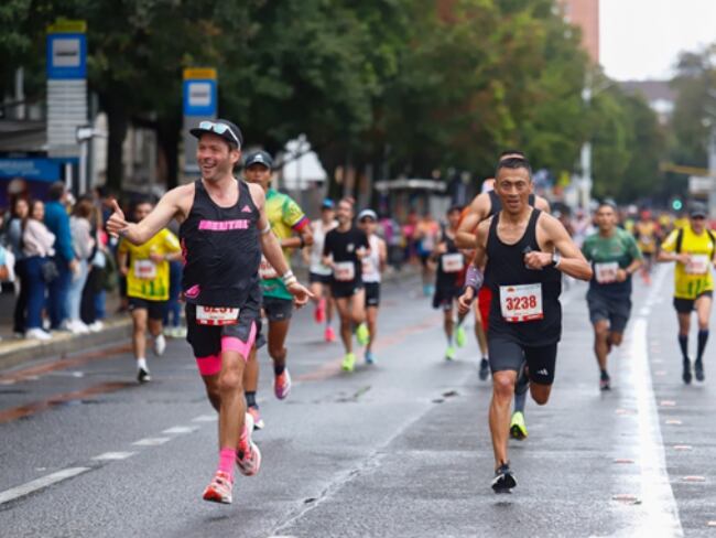 Carrera atlética Bogotá. Foto: Cortesía Media Maratón de Bogotá.