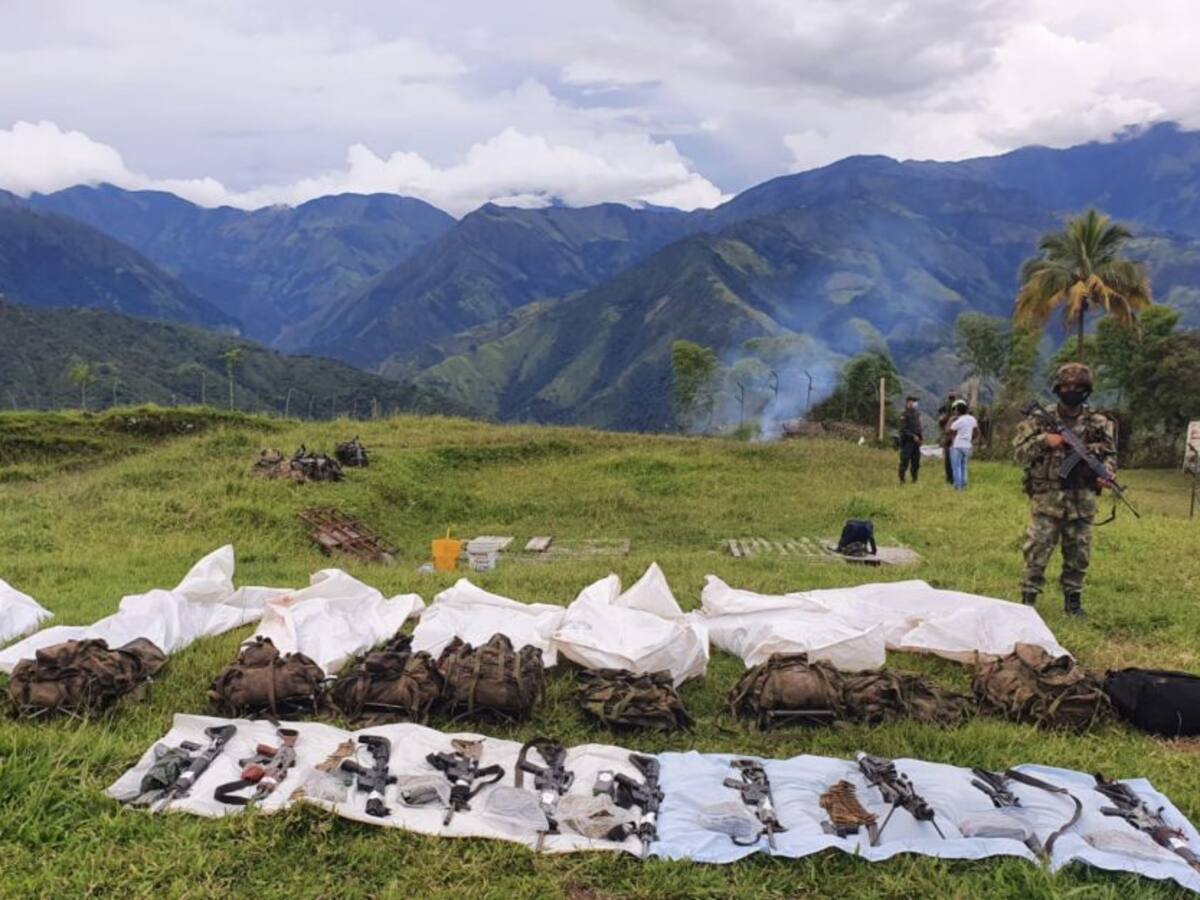 7 miembros del Clan del Golfo fueron abatidos en Ituango, Antioquia