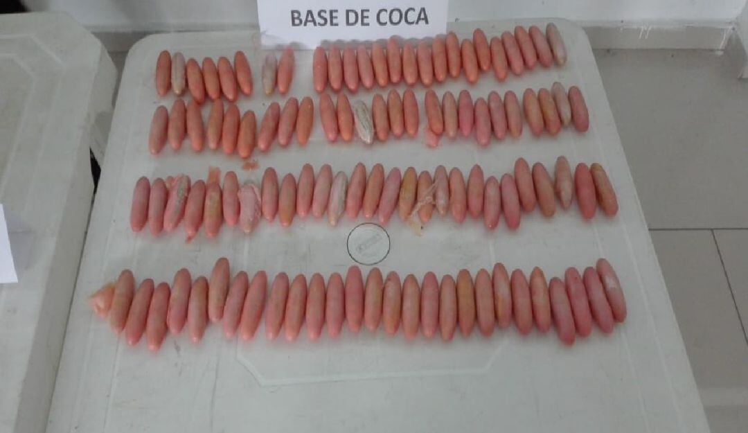 Cápsulas con Cocaína