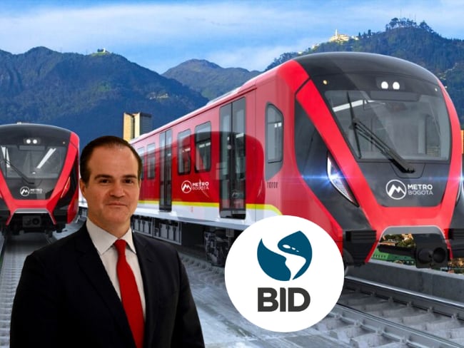 Mauricio Claver-Carone, enviado especial de Donald Trump. Metro de Bogotá.