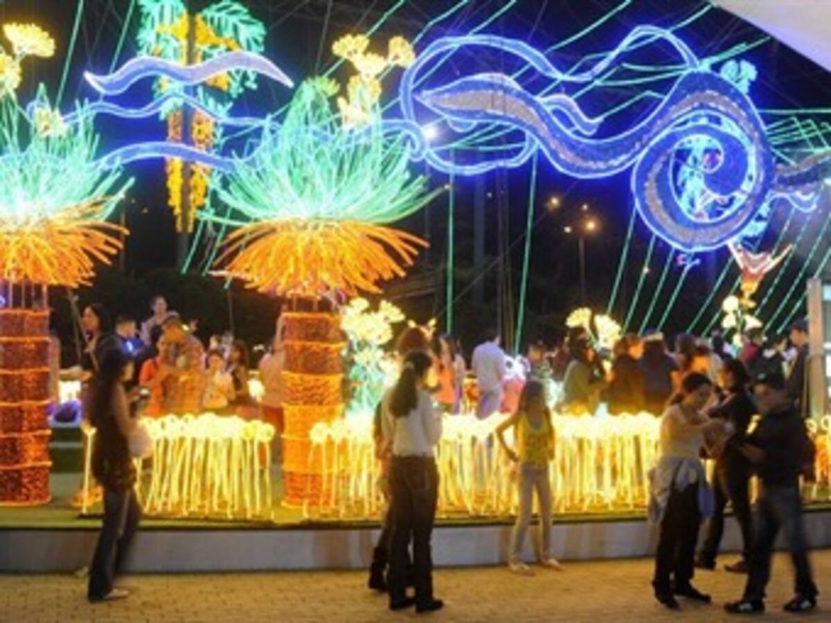 Alumbrado navideño de Medellín, proyecto carbono cero