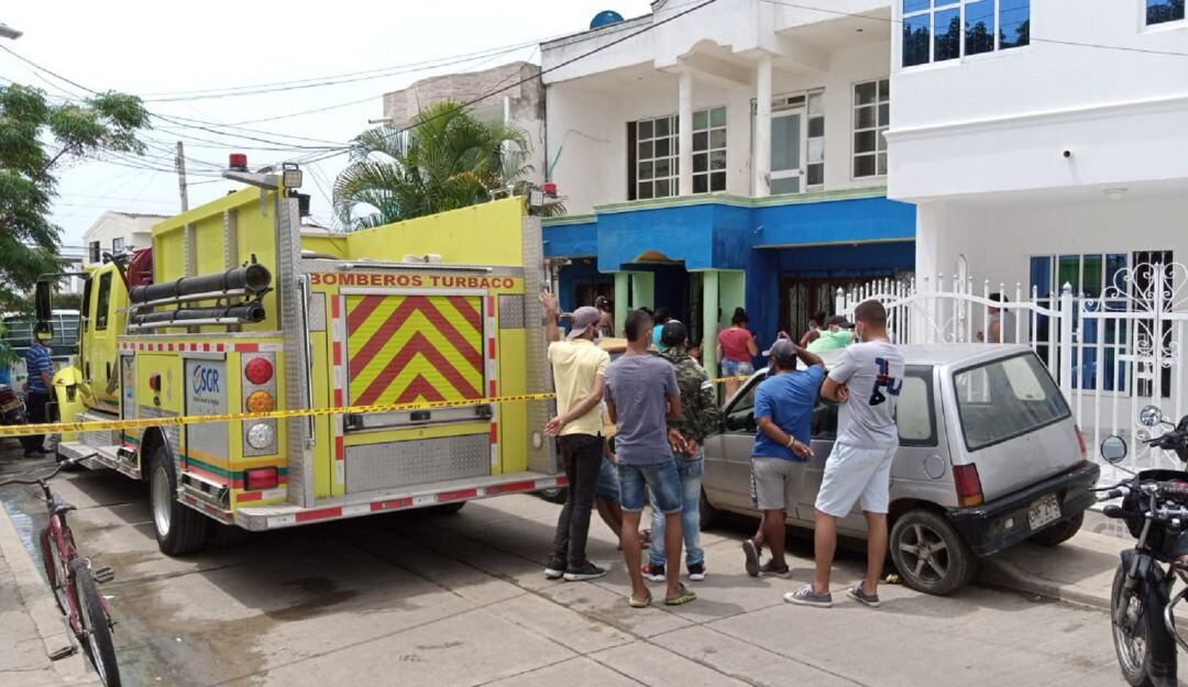 El trágico hecho ocurrió en el patio de una residencia ubicada en el barrio La Cruz