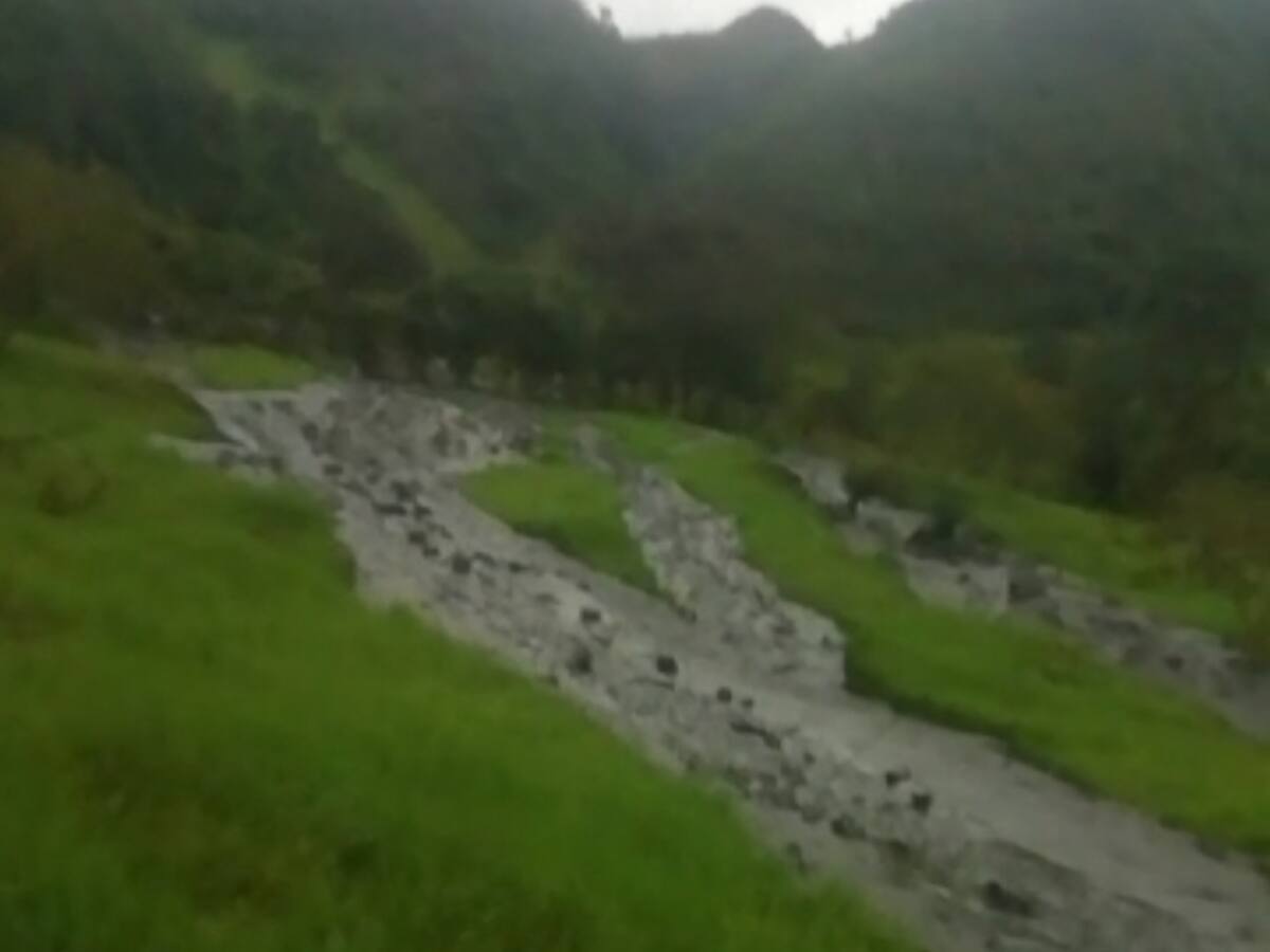 Emergencia en Socotá, remoción en masa deja seis familias damnificadas
