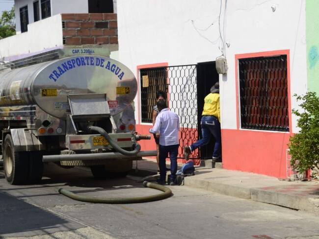 Más de 36 millones de litros de agua han entregado en Santa Marta