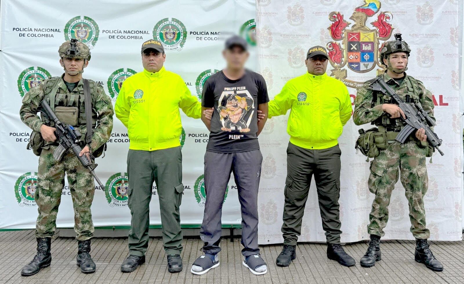 Alias 'Matías' era comandante del Clan del Golfo y pertenecía a la subestructura Edwin Román Velásquez Valle. Foto: Policía.