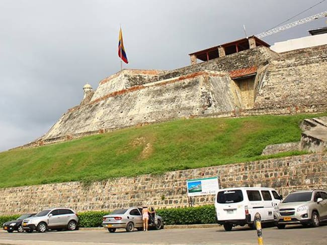 Cierran por unos días parqueadero del castillo San Felipe en Cartagena