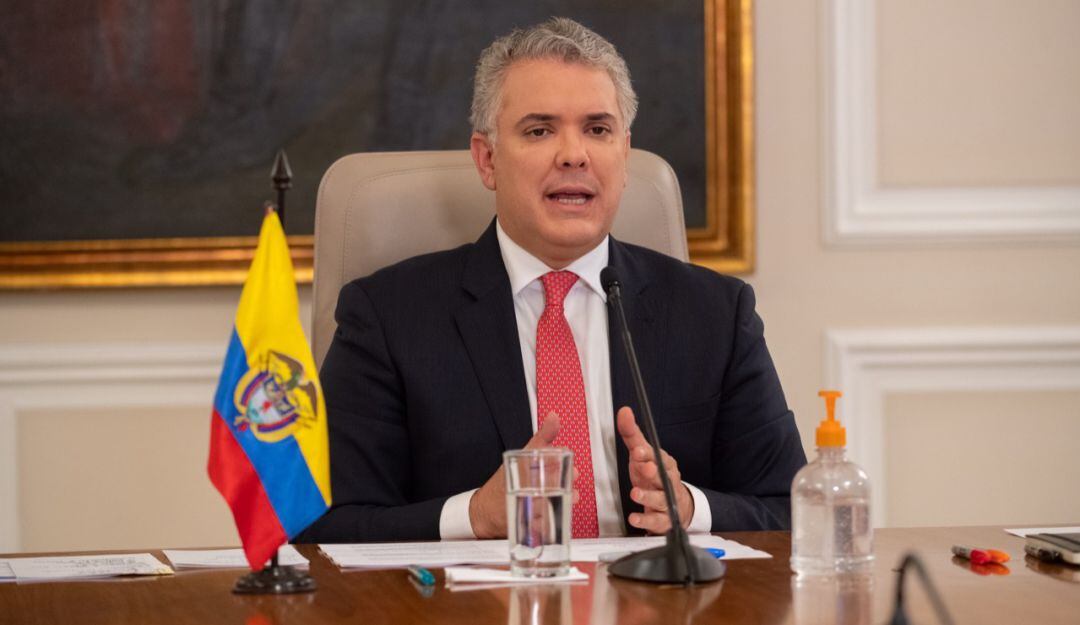 Iván Duque durante el programa ‘Prevención y Acción’