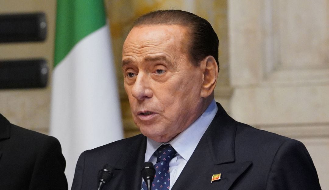 El exmandatario italiano, Silvio Berlusconi