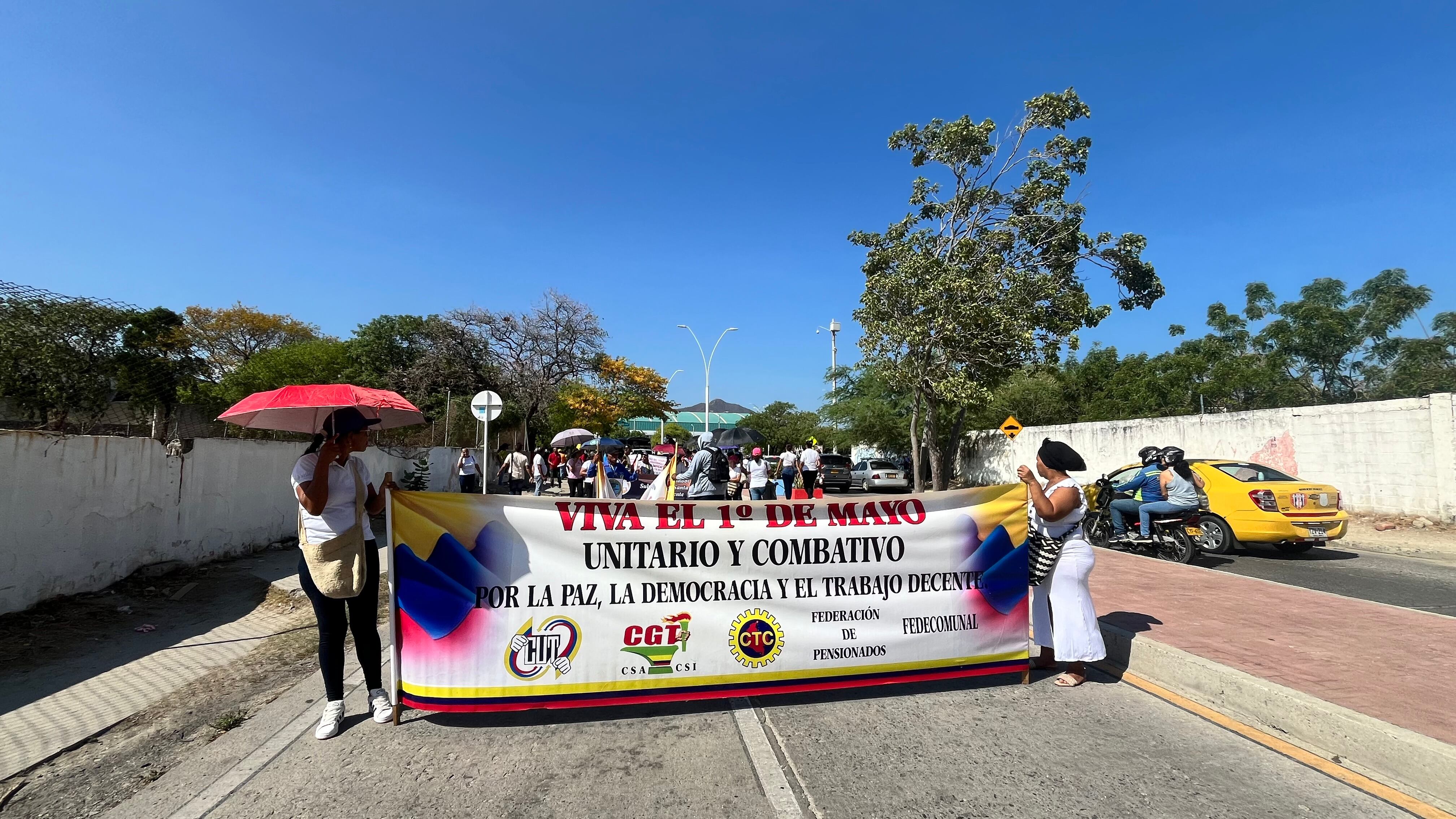 Marcha 1 de mayo en Santa Marta . Caracol Radio