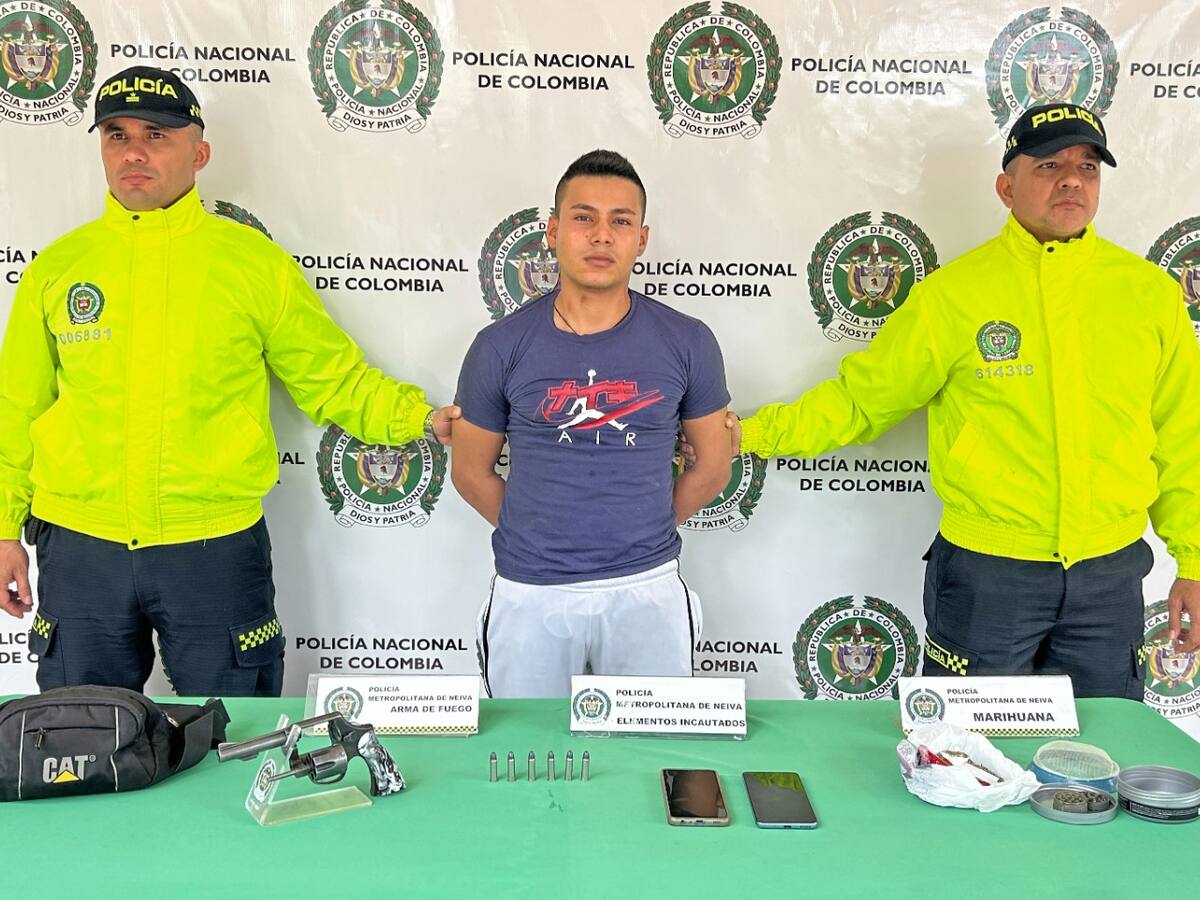 En Neiva, policía captura integrante del Clan del Golfo