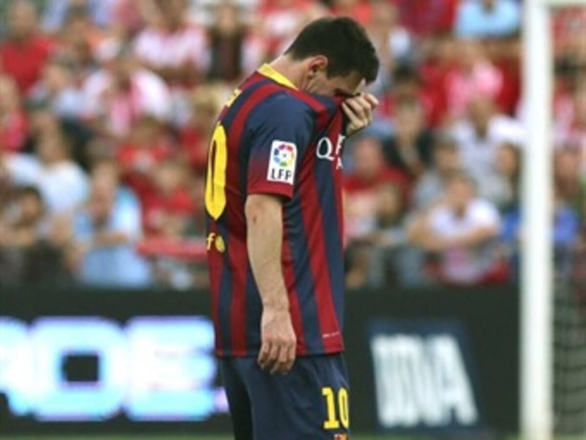 Messi, entre dos y tres semanas de baja por lesión