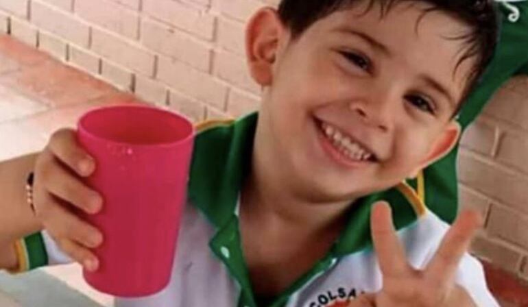 Cristo José Contreras Arévalo de 5 años 