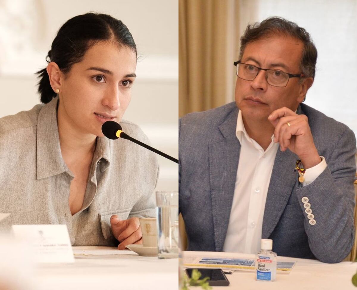 Laura Sarabia y Gustavo Petro | Fotos: Presidencia