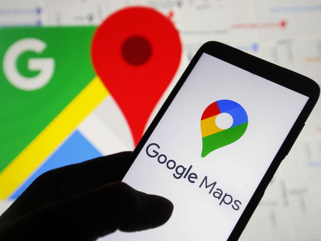 Google Maps logo. Foto: Pavlo Gonchar/SOPA Images/LightRocket via Getty Images.