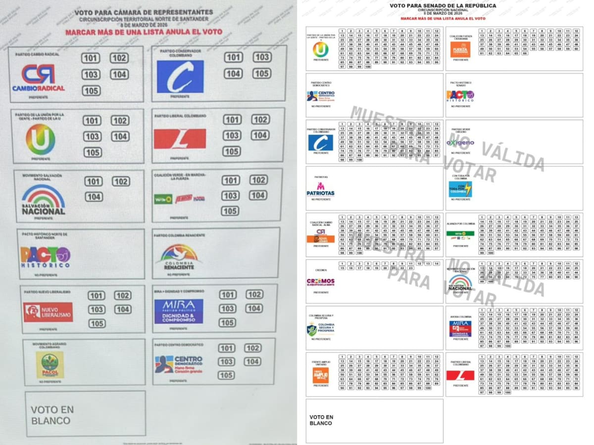 Candidatos comienza pedagogía electoral luego de conocer tarjetones para elecciones a Congreso