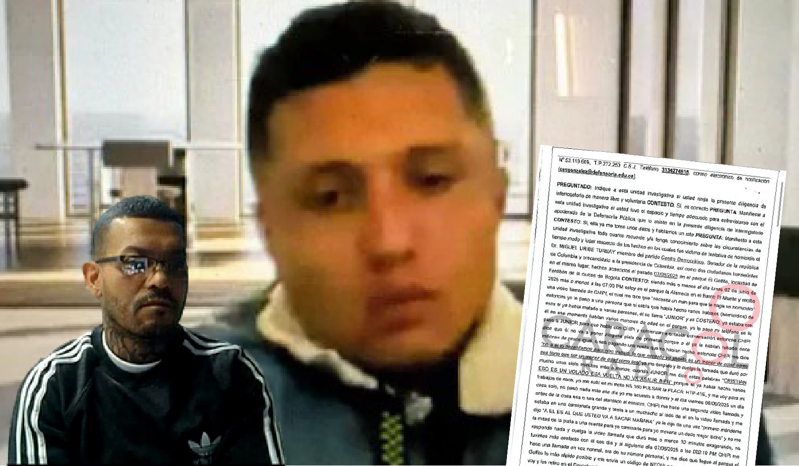 Caracol Radio le cuenta los detalles del interrogatorio y las confesiones que rindió ante la Fiscalía el sexto implicado en el atentado contra el precandidato