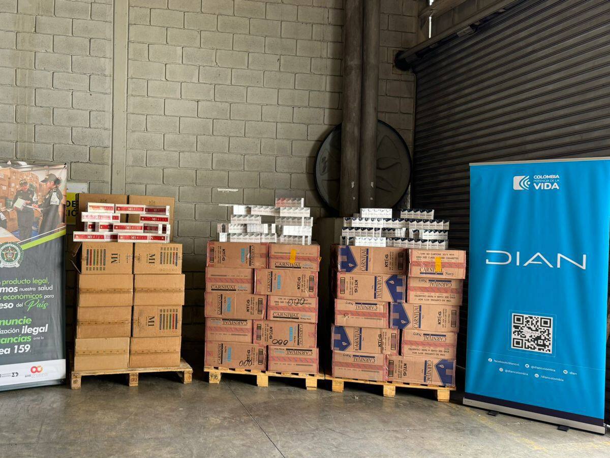 Autoridades incautaron más de 500 mil cajetillas de contrabando en Cartagena