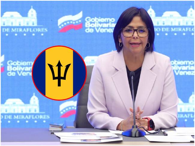 Delcy Rodríguez visita Barbados en su segundo viaje oficial como mandataria de Venezuela.