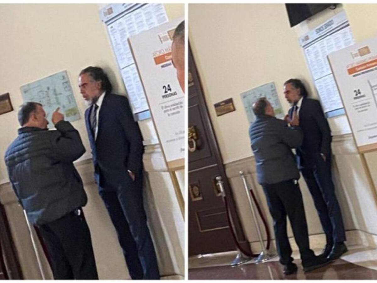 Memes de polémica foto: Roy Barreras tiene contra la pared a Benedetti
