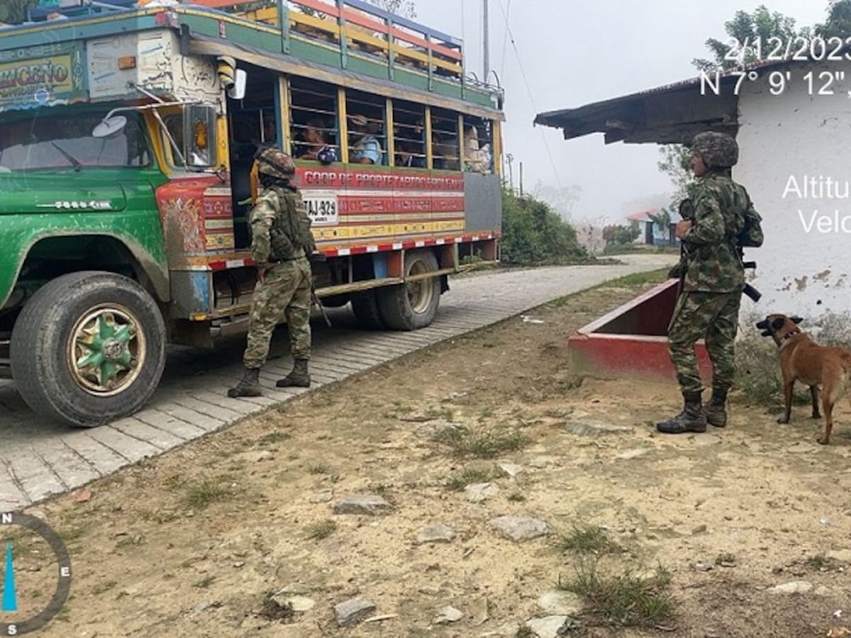 Briceño tiene 811 campesinos desplazados y ayer se desplazó la vereda Pueblo Nuevo