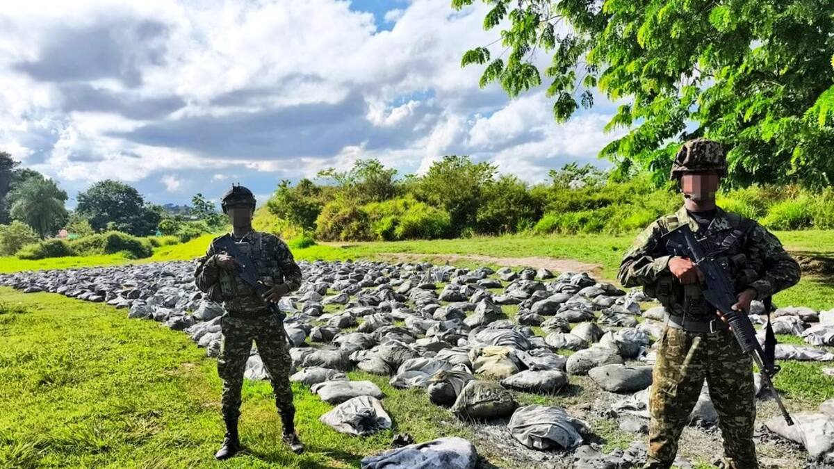 Incautaron 27 toneladas de cianuro en zona rural de Santa Rosa, sur de Bolívar