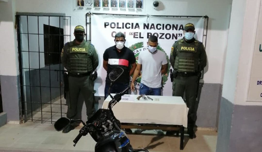 'El Viejo Alex' y 'El CT-100', capturados en el barrio El Pozón