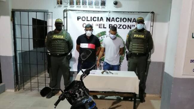 'El Viejo Alex' y 'El CT-100', capturados en el barrio El Pozón