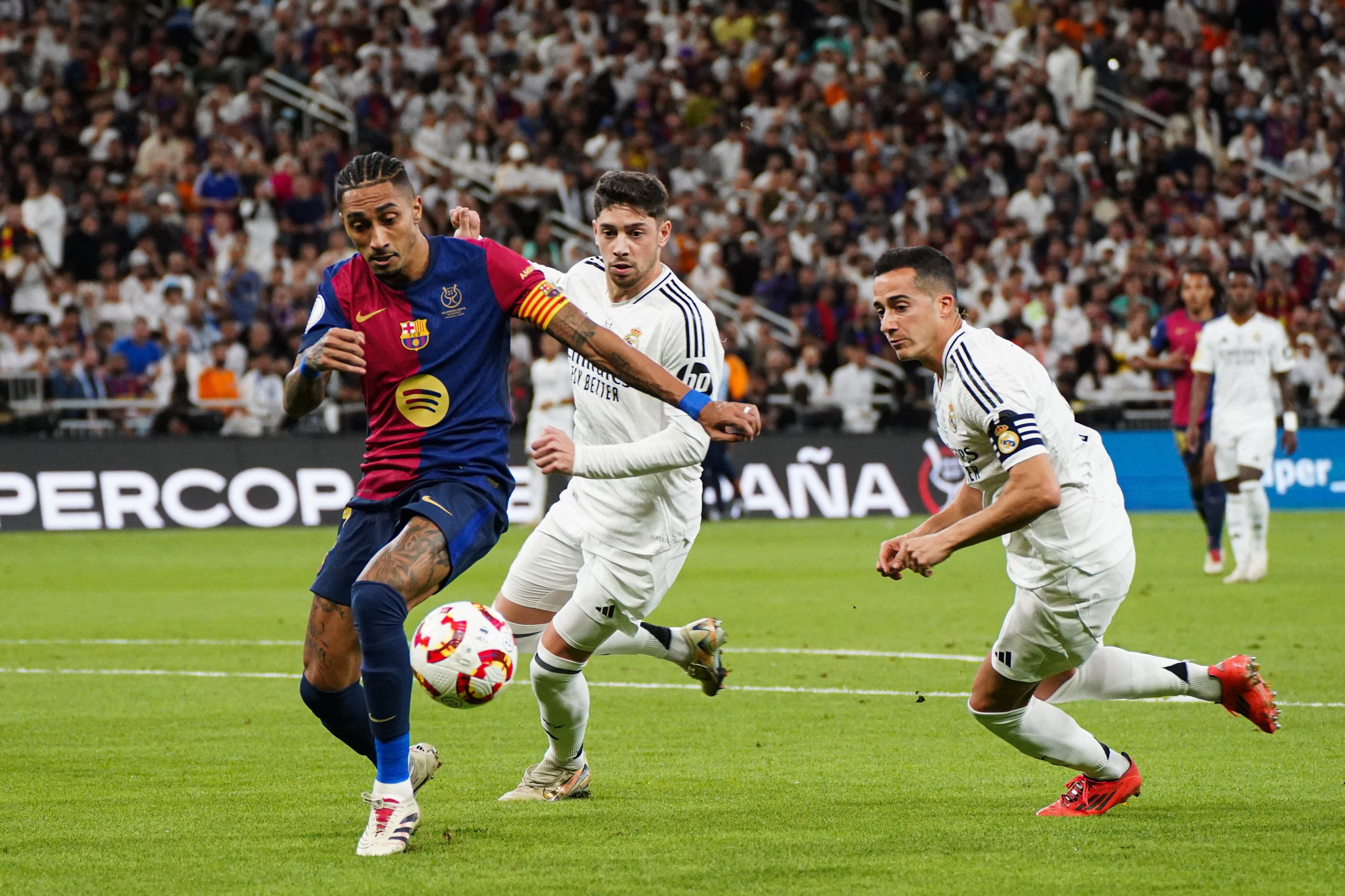 Barcelona goleó 5-2 al Real Madrid en la final de la Supercopa de España. (Photo by Ismael Adnan/SOPA Images/LightRocket via Getty Images)