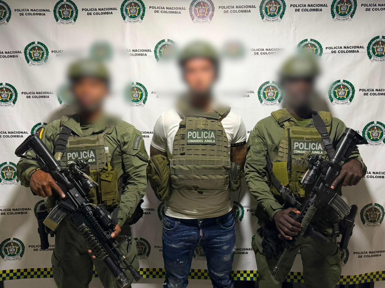 Fue capturado alias "El Sueco". / Foto: Suministrada