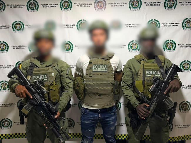 Fue capturado alias "El Sueco". / Foto: Suministrada