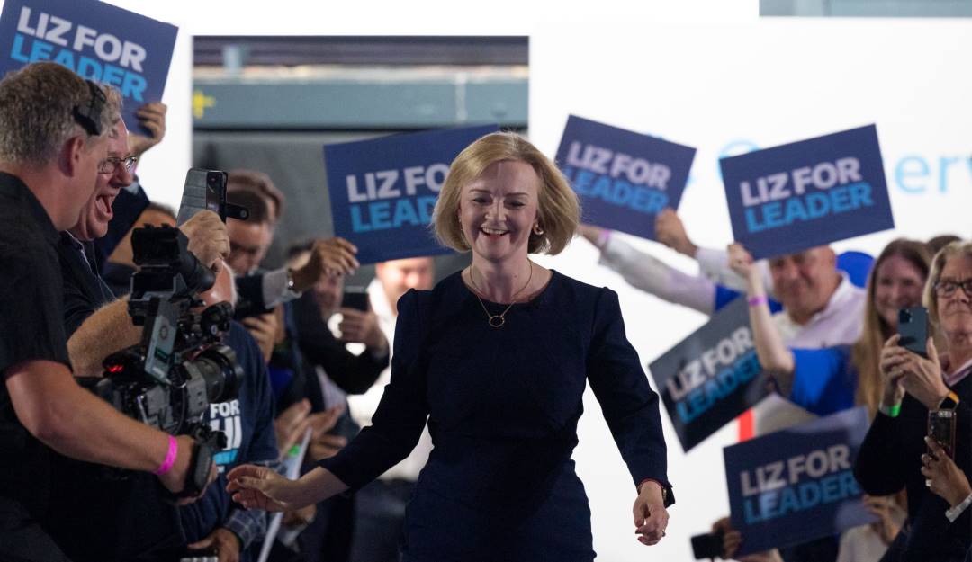 La primera ministra del Reino Unido, Liz Truss.        Foto: Getty 