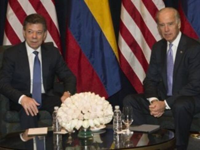 Presidente Santos recibe hoy a las 10:00 a.m. al vicepresidente de EE. UU. Joe Biden