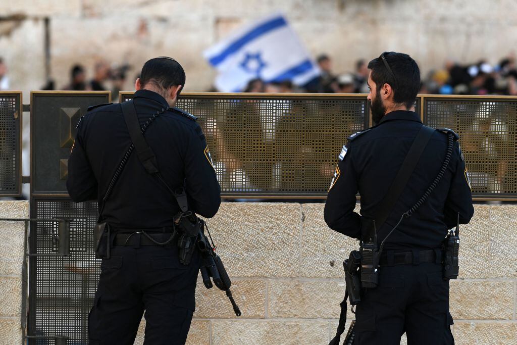 Policías de Israel. (Photo by YURI CORTEZ/AFP via Getty Images)