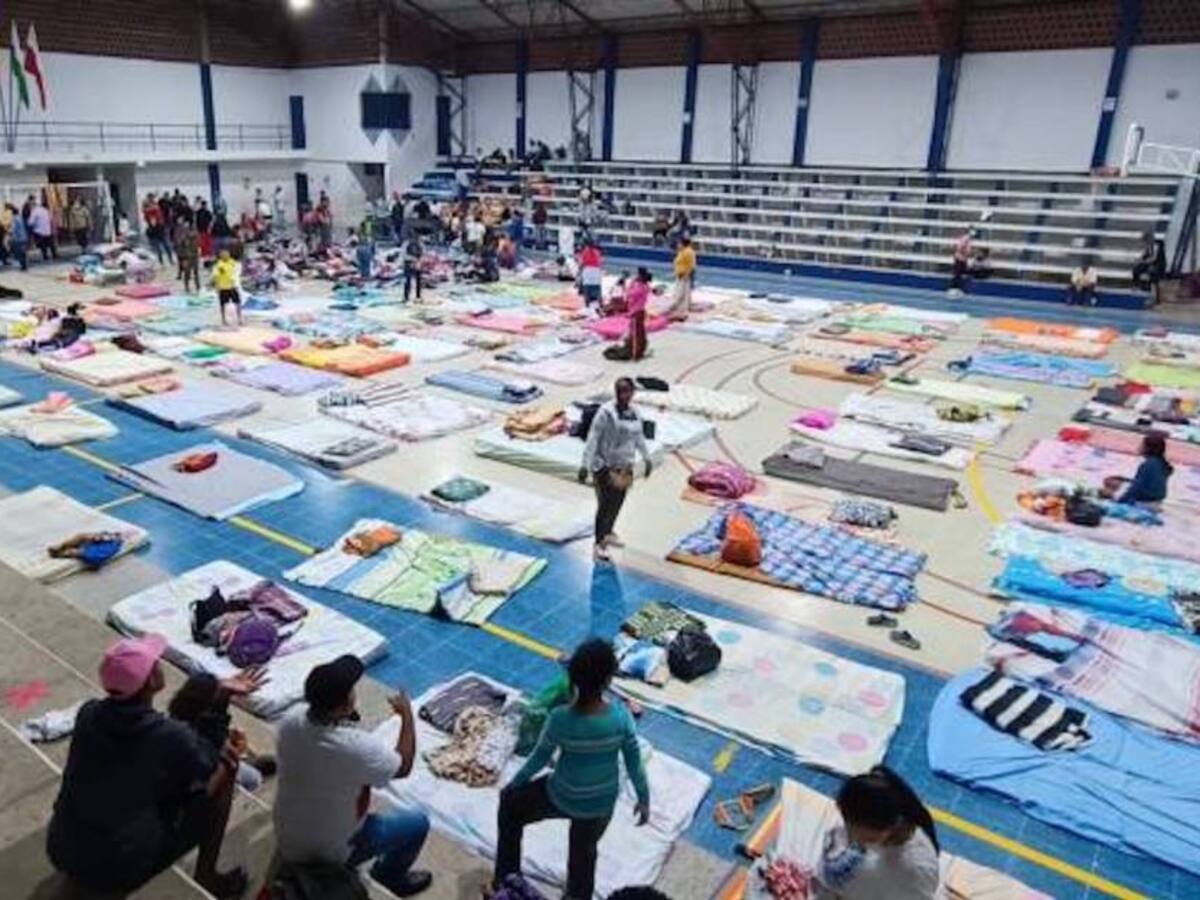 Por dos días más 80 familias permanecerán albergadas en San Carlos