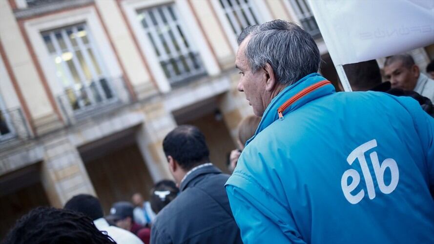 Funcionario de ETB - Imagen de referencia. Foto: Colprensa - Juan Páez