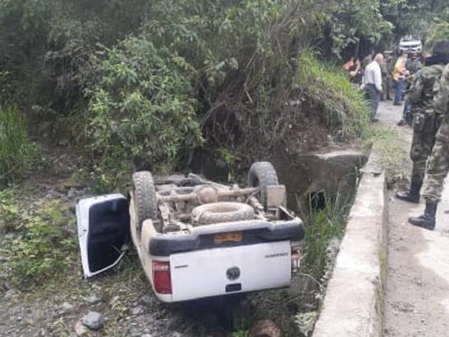 Accidente de tránsito en el centro del Valle deja siete soldados lesionados