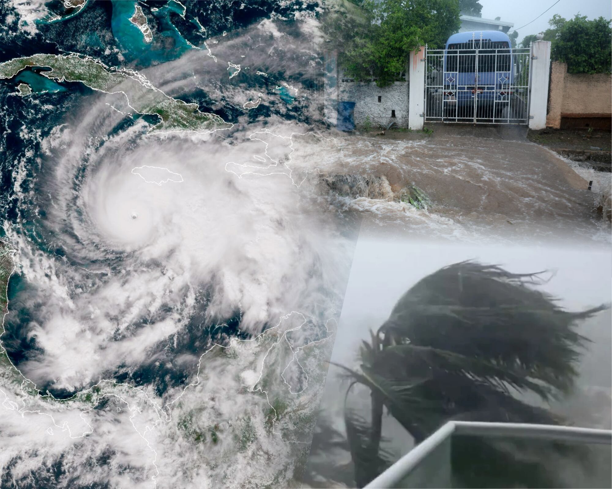 Se prevé que el huracán afecte particularmente a Jamaica, Haití, parte de Cuba, las Bahamas y las islas Turcas y Caicos. El pronóstico es que Melissa dejará las islas del Caribe durante la noche del jueves.
(Foto:   Caracol Radio / Getty )