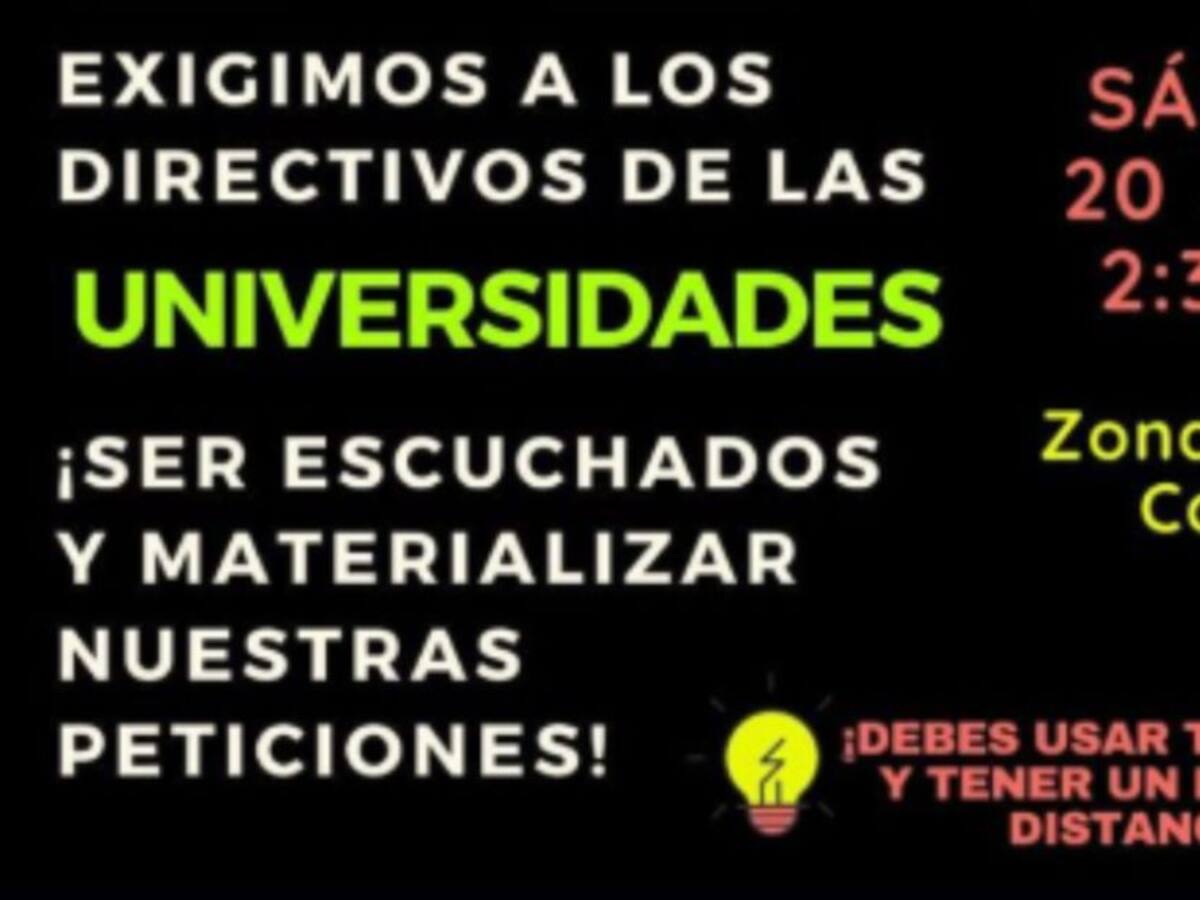 Universitarios de Manizales harán plantón mañana