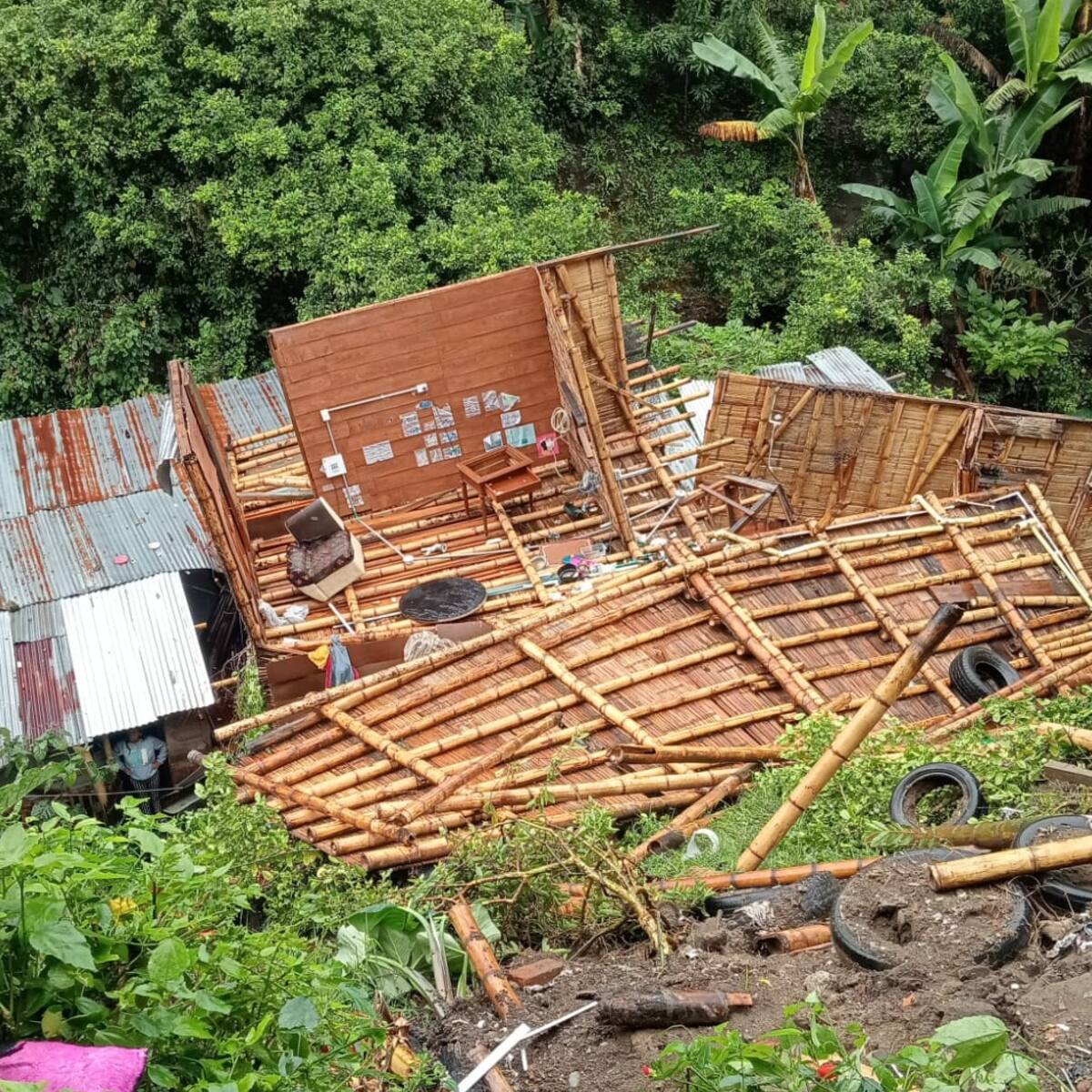 Emergencias en Armenia debido a las lluvias, colapso de tres viviendas deja varios damnificados