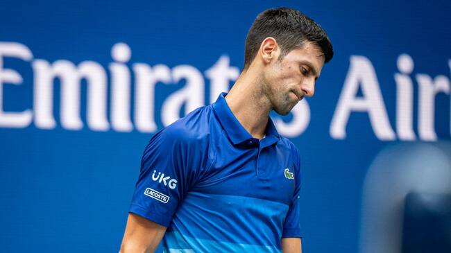 Novak Djokovic durante la final del US Open.