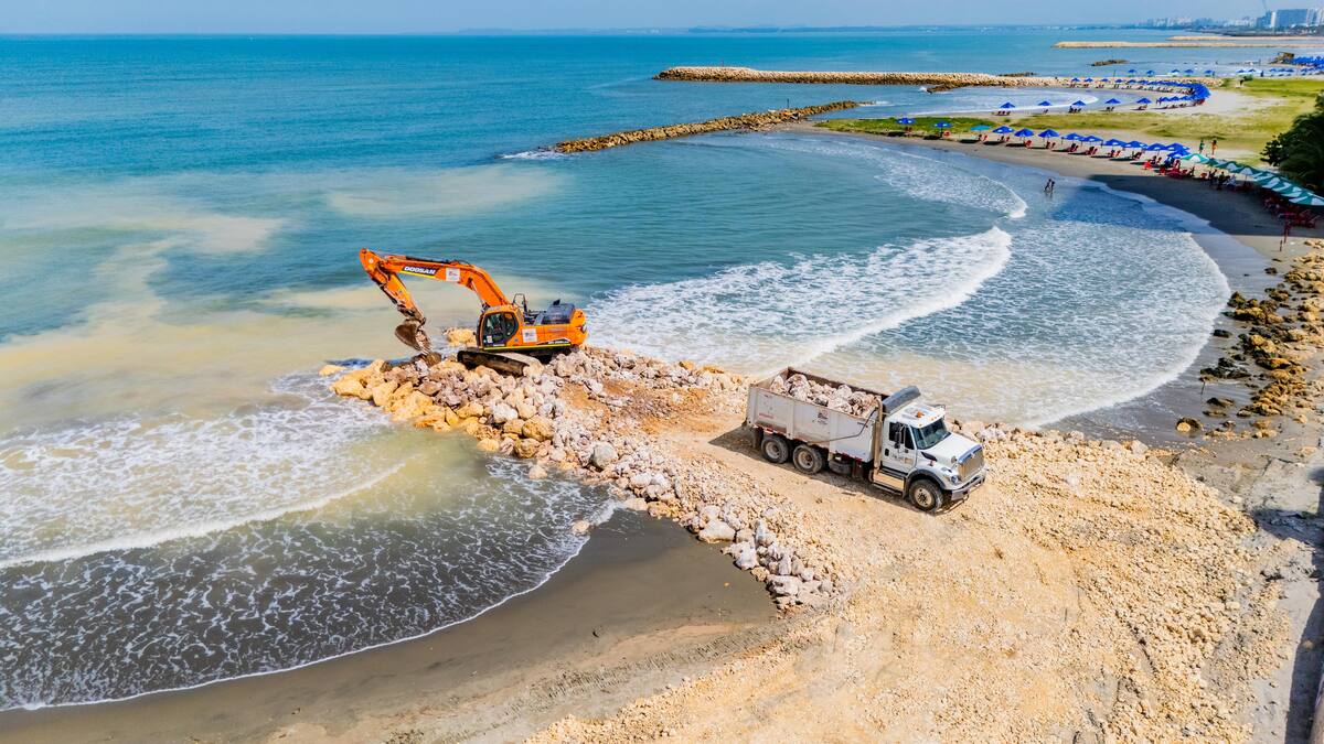 Gran Malecón del Mar en Cartagena: inició construcción del Espolón Intermedio 7 en El Cabrero