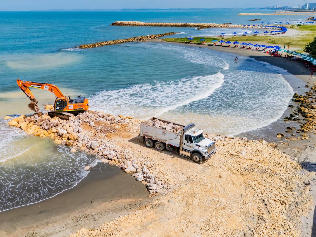 Gran Malecón del Mar en Cartagena: inició construcción del Espolón Intermedio 7 en El Cabrero