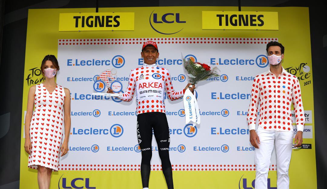 Nairo Quintana, líder de la montaña con 50 puntos