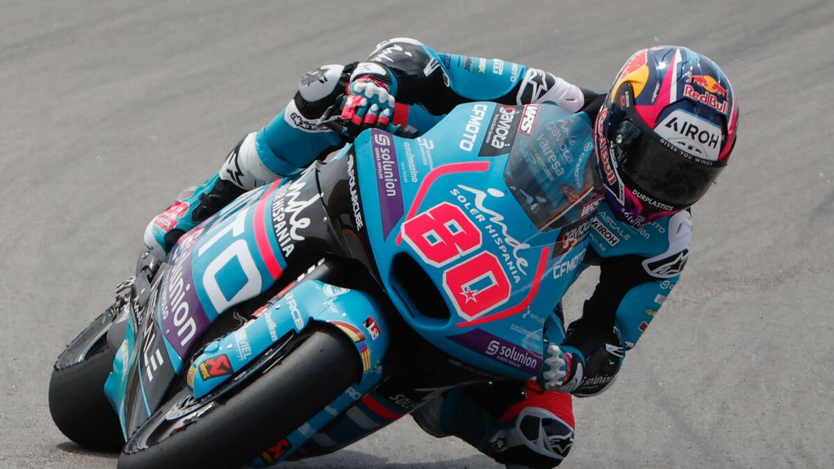 Video: Así fue el insólito accidente que sufrió David Alonso y lo dejó fuera del GP de Aragón