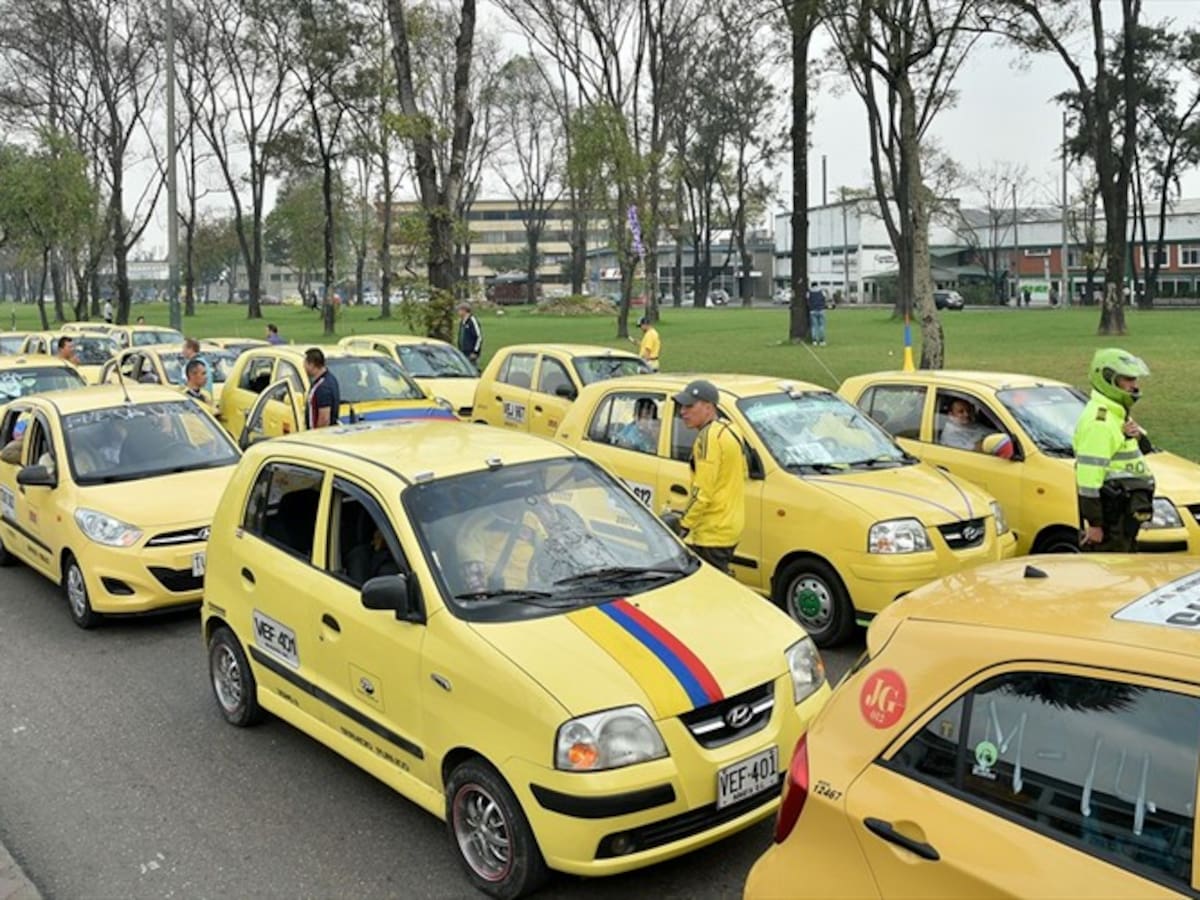 Así será el paro de taxistas anunciado para el miércoles 22 de Noviembre en Bogotá