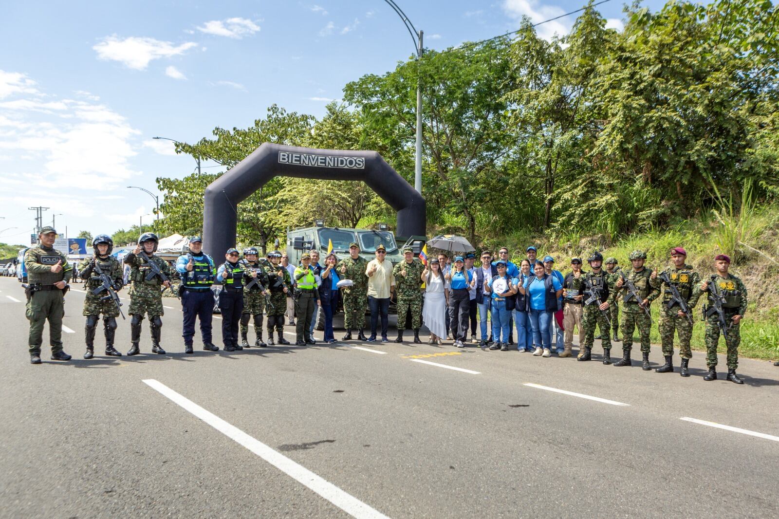 Más de 1.100 soldados adelantan labores de protección. Foto Novena Brigada.